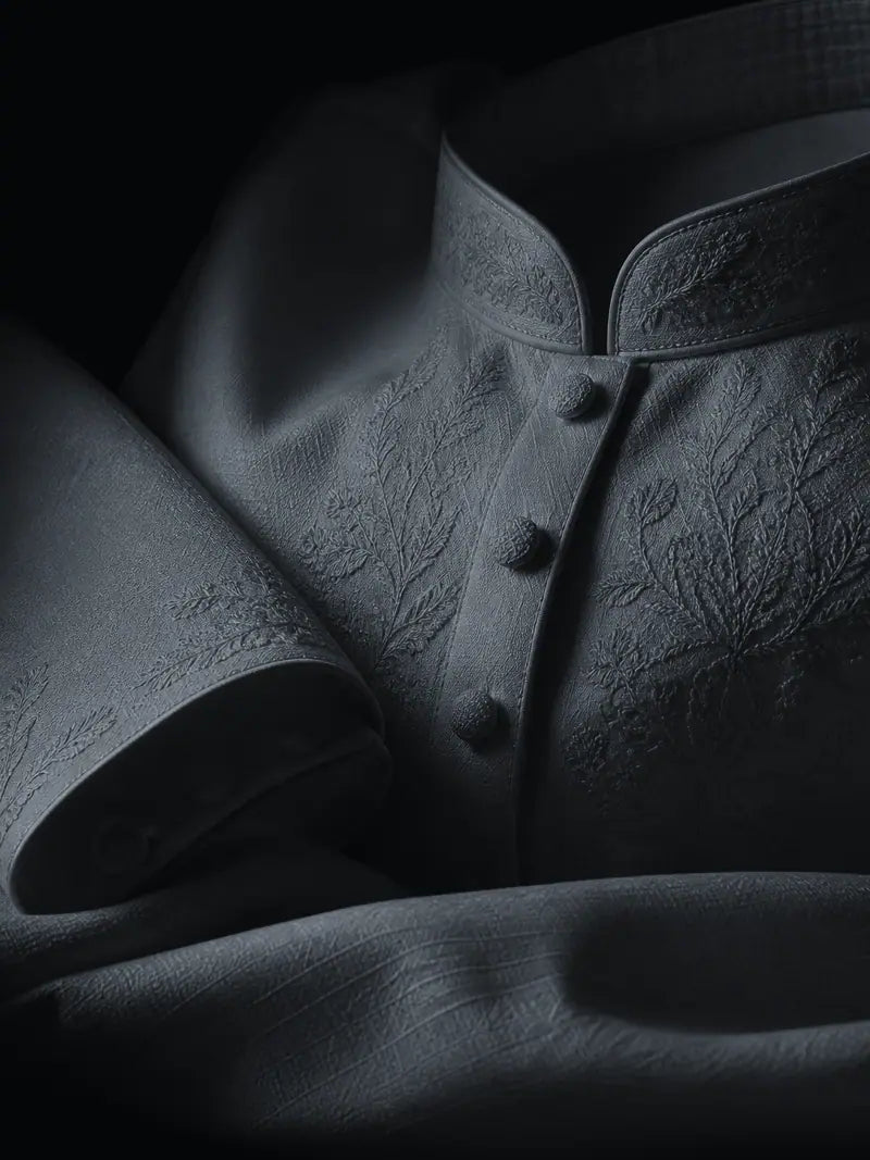 Mausam Co Ord Set in Slate.