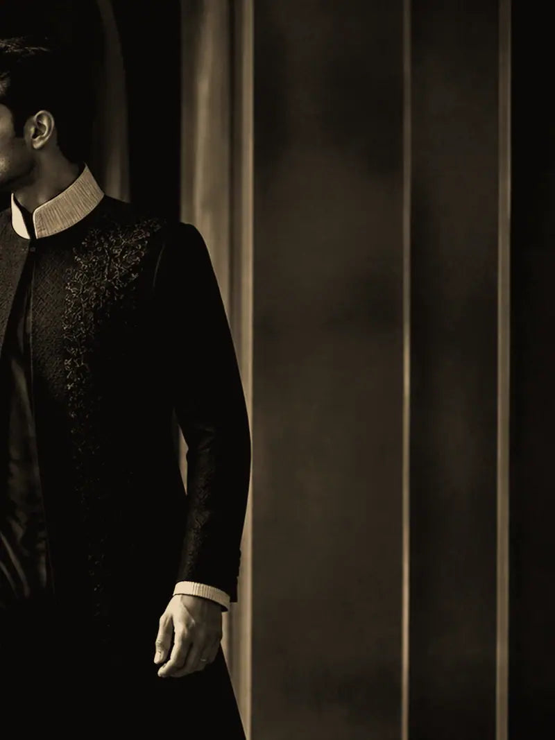 Rasm Classic Shalwar Kameez in Sand.